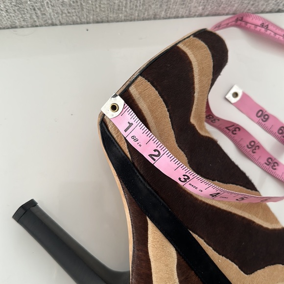 Fendi Boots, real leather, zebra print, pony fur - Picture 7 of 7